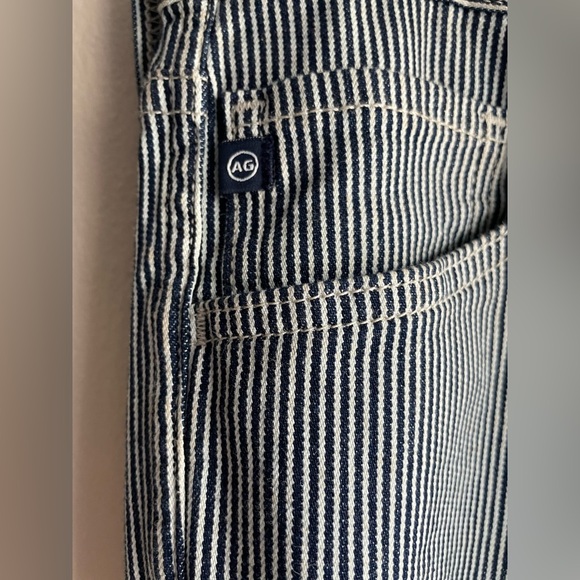 New AG Adriano Goldschmied Men Stripped The Dylan Slim Skinny Jean Pants Size 32 - Picture 5 of 9